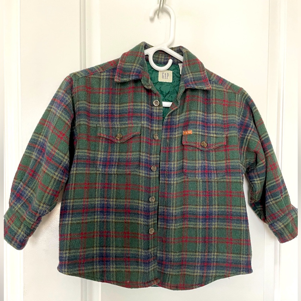 GAP boys flannel jacket